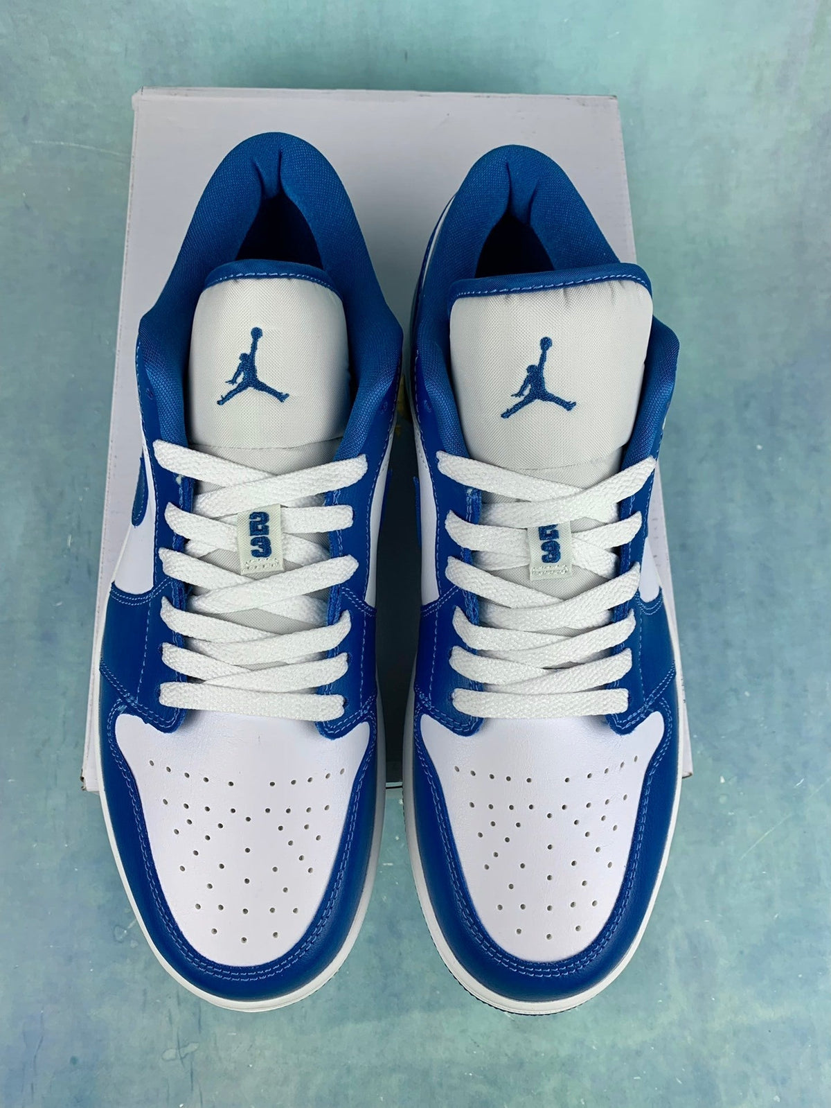 Air Jordan 1 Low Marina Blue Unisex Sneakers DC0774-114
