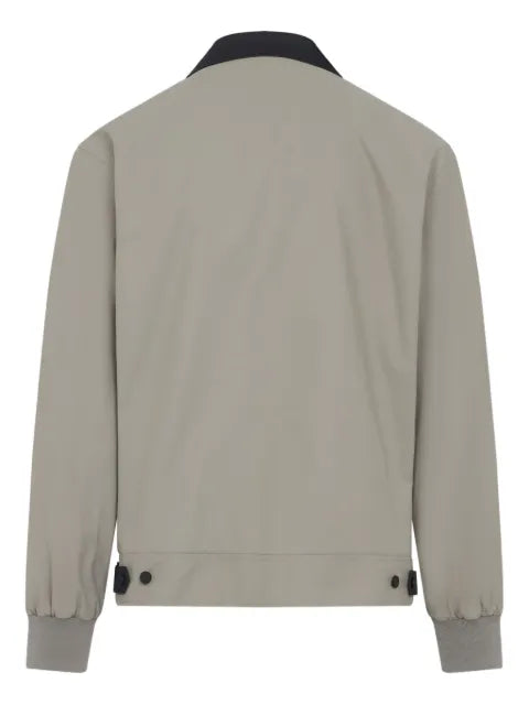 Givenchy harrington in cotton with leather details