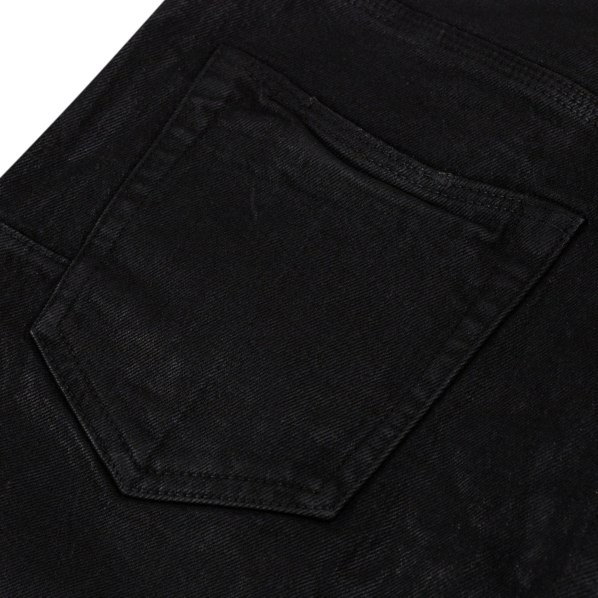 Black Coated Flare Jeans