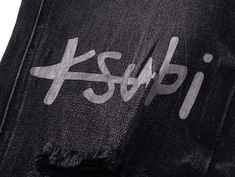 Ksubi Royalty Heroism Black Slim Tapered Jeans
