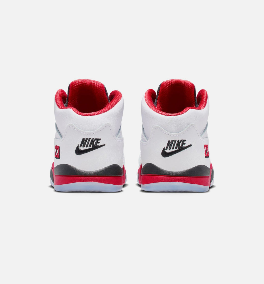 Air Jordan 5 Retro Fire Red – Infant & Toddler Lifestyle Shoe | Fire Red/White