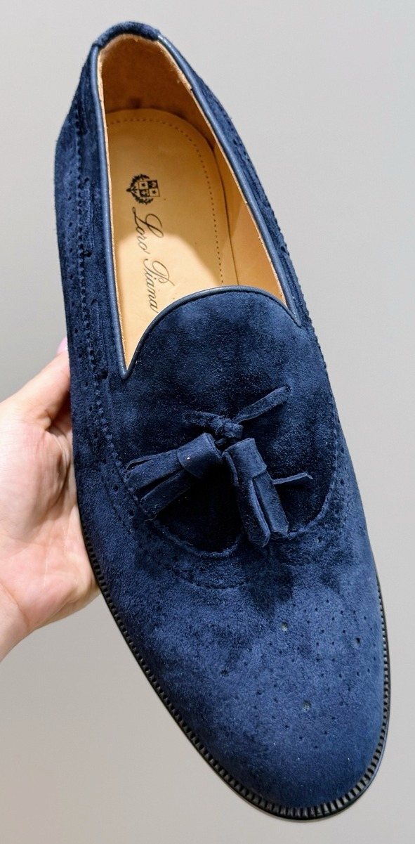 Loro Piana Suede Tassel Loafers