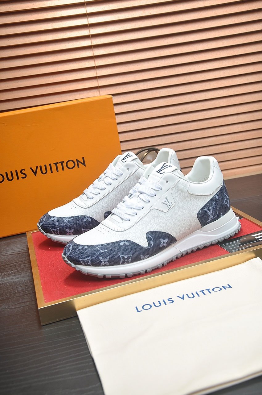 Louis Vuitton Monogram Panel Low-Top Sneakers - Rubber Outsole